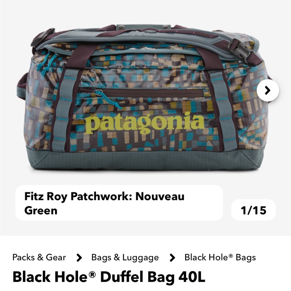 Patagonia Blackhole Bag (45L)